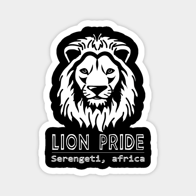 Lion Pride Serengeti Africa Magnet by CritterCommand