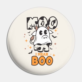 Moo I Mean Boo Pin