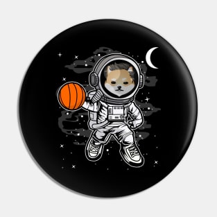 Astronaut Basketball Dogelon Mars ELON Coin To The Moon Crypto Token Cryptocurrency Blockchain Wallet Birthday Gift For Men Women Kids Pin