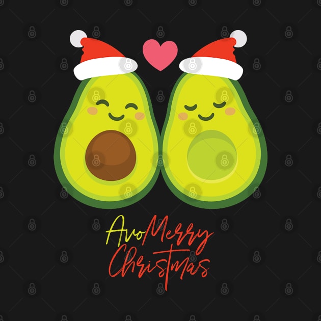 Avocado Funny Vegan Christmas Xmas by BrightGift