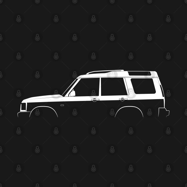 Land Rover Discovery (1998) Silhouette by Car-Silhouettes