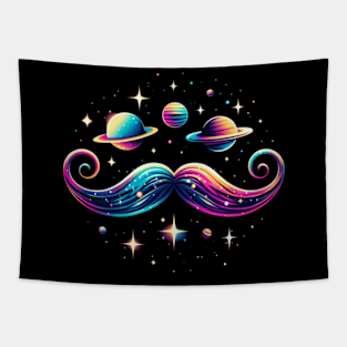 Galactic Mustache Tapestry