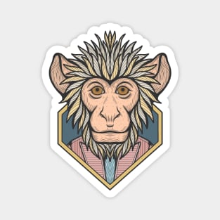 Barbary Macaque Monkey Magnet