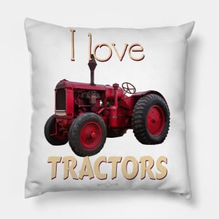 I Love Tractors McCormick Deering Pillow