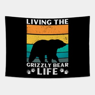 Living The Grizzly Bear Life - Grizzly Bear Tapestry