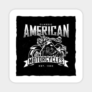 Classic American Motorcyles Magnet