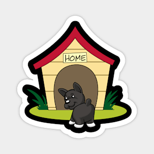 #1 Puppy Feeling at Home Magnet