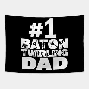 1 Baton Twirler Dad  Baton Twirling Father Tapestry