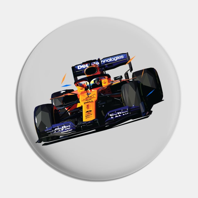 Lando Norris F1 Car Pin by pxl_g