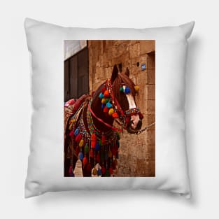 Traditional Wedding Ceremony Horse Pillow