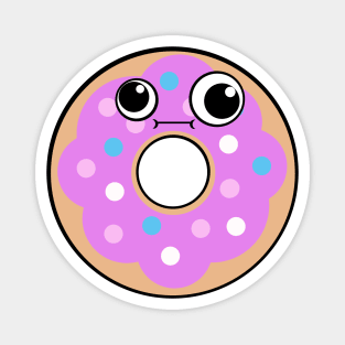 Cute Derpy Donut Magnet