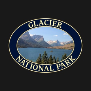 Saint Mary Lake at Glacier National Park in Montana T-Shirt