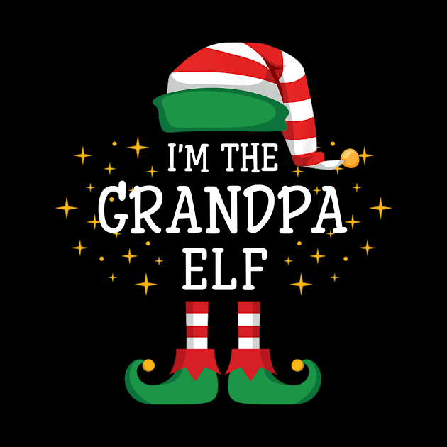 I'm The Grandpa Elf Matching Family Christmas Pajama by Damsin