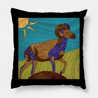 Big Horn Sheep Pillow