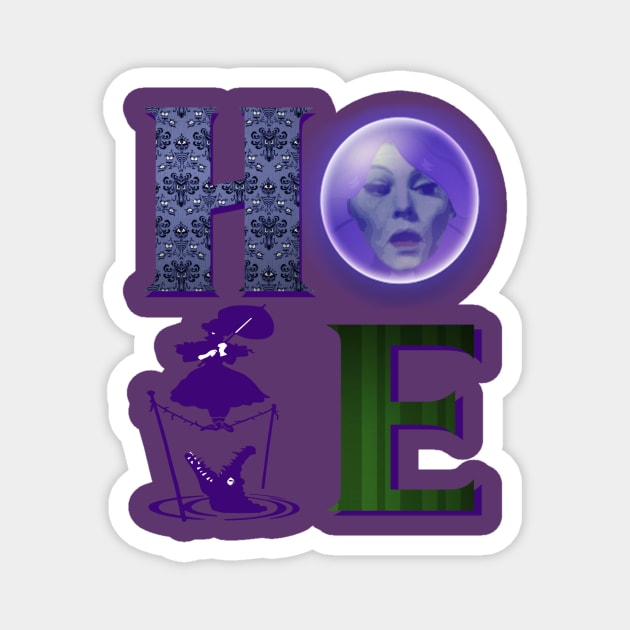 Haunted HOME Magnet by EnchantedTikiTees