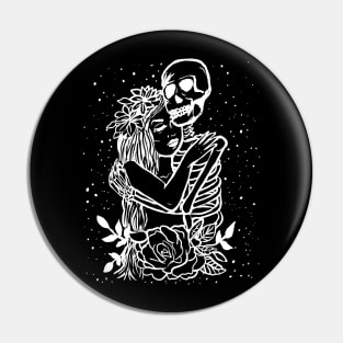 Death Lover Dark Art Gothic Romance Witchy Love Skeleton Pin