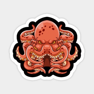 Kraken octopus monster Magnet