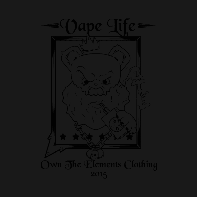 OTE vaping bear by OwnTheElementsClothing