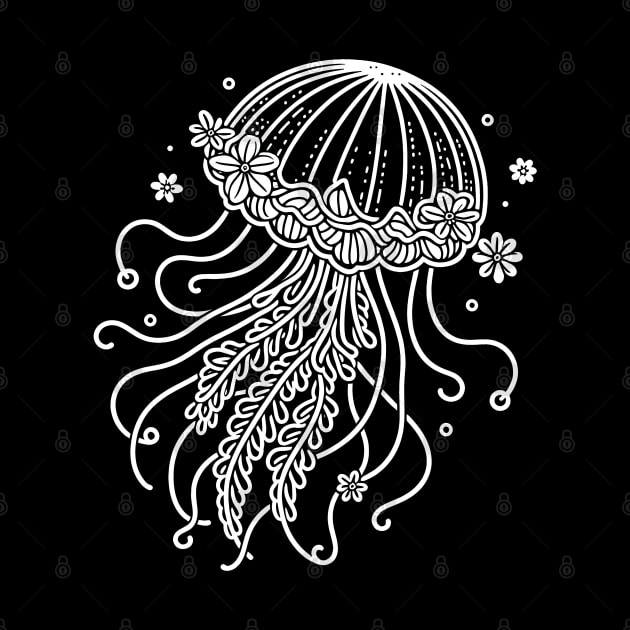 Floral Jellyfish by InfiniteZone