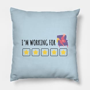 I'm Working For Dayoff, ABA Analysis Teacher, Behavior Analyst Pillow