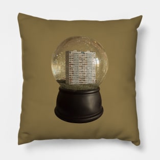 Urban snow globe Pillow