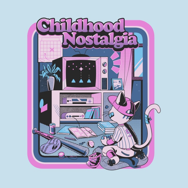 Childhood Nostalgia Blue by Tobe Fonseca by Tobe_Fonseca