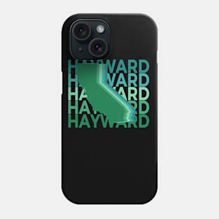 Hayward California Green Repeat Phone Case