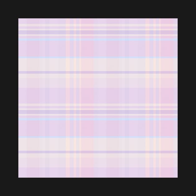 Pastel Aesthetic Iona 2 Hand Drawn Textured Plaid Pattern by GenAumonier