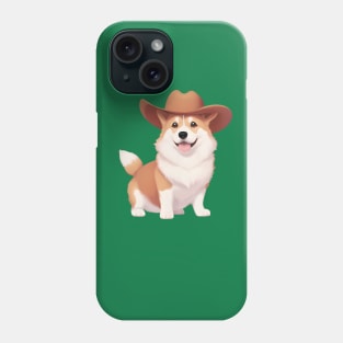 Cowboy Corgi Phone Case