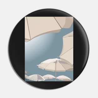 Beach Minimalist Illustration Pin