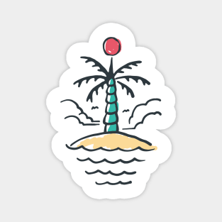 Relax Island Magnet