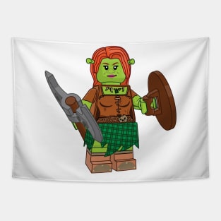 Lego Shrek Fiona Tapestry