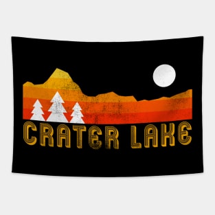 Crater Lake national park retro vintage Tapestry