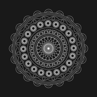 Mandala no 2 (invert) T-Shirt