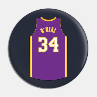 Shaquille O Neal Los Angeles Jersey Qiangy Pin