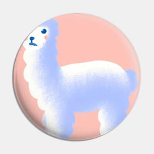 Pastel Alpaka Pin