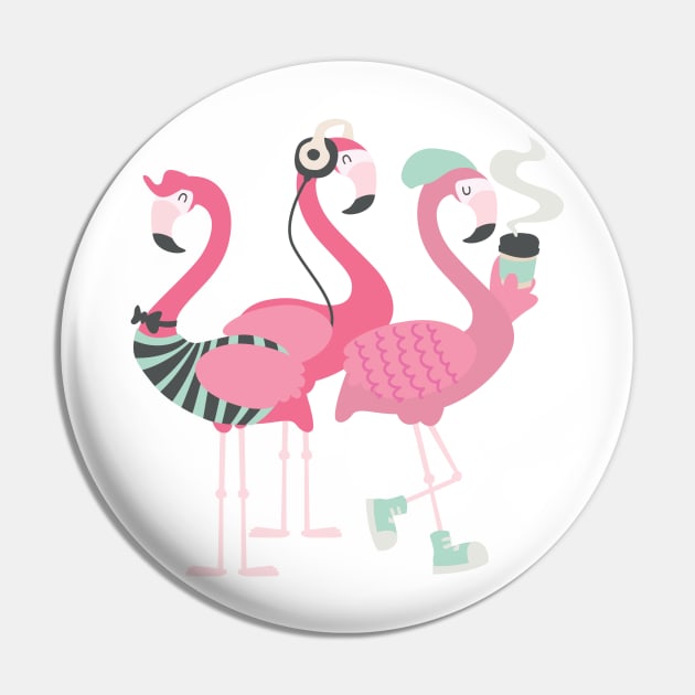 Cool flamingos Pin by melomania