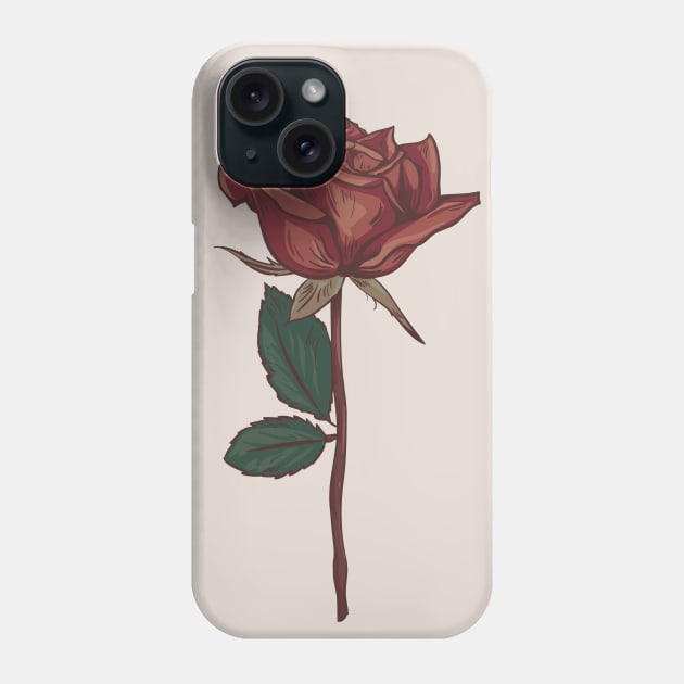 Vintage Rose Phone Case by rebelshop