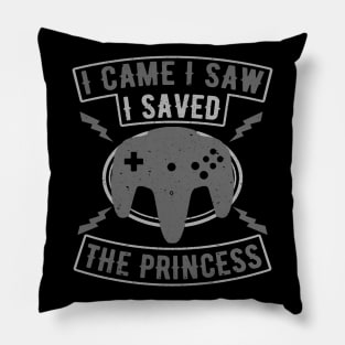 I came I saw I saved the Princess Pillow