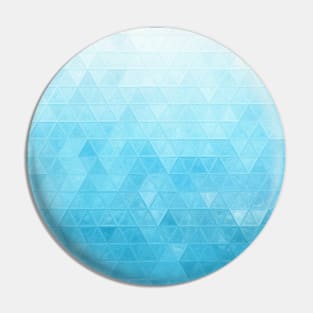 Turquoise Ocean Inspired Mosaic Ombre Pin