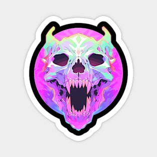 Zombie Cat Party Rave Trippy Festival DJ Magnet