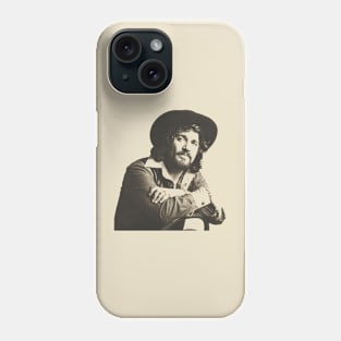 Waylon Jennings Retro Country Music Legend Tribute Phone Case