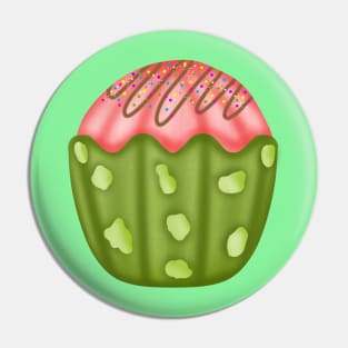 Cute red watermelon cupcake. 🍉 Pin