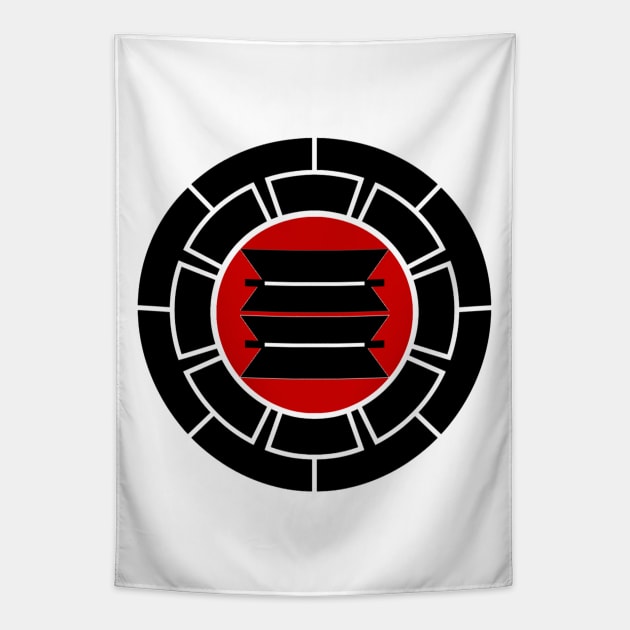 Iga - Ninja Clan Kamon Tapestry by Rules of the mind