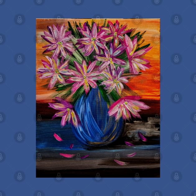 Beautiful abstract floral artwork by kkartwork