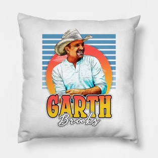 greatest hits garth brooks flyer Pillow