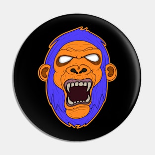 Beast Man Mirror Pin