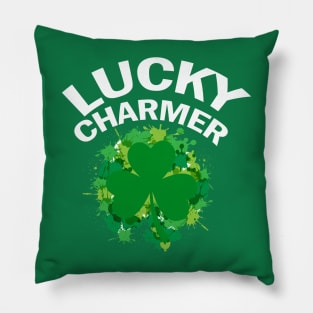 Lucky Charmer Funny Saint Patrick's Pillow