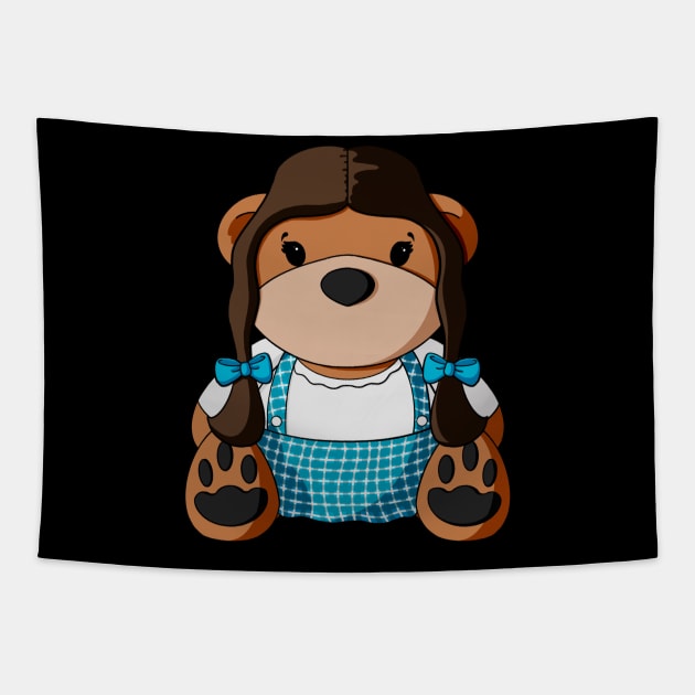 Oz Dorothy Teddy Bear Tapestry by Alisha Ober Designs