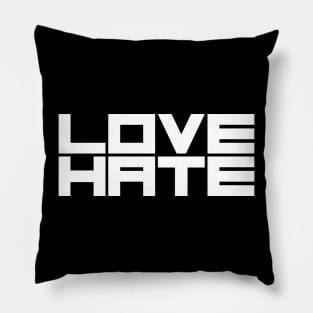 Love Hate Pillow